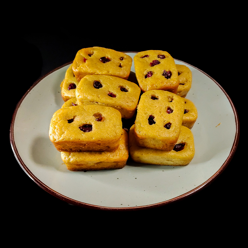 Pansnack con arándanos